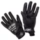 Letné kožené moto rukavice W-TEC Black Heart Darios - čierna - čierna