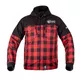 Softshellová moto bunda W-TEC Black Heart Rozzer - červeno-čierna