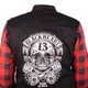 Bunda na chopper W-TEC Black Heart Ruffster - čierno-červená