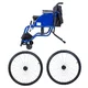 Mechanický skladací športový invalidný vozík inSPORTline Brenstark odľahčený