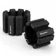 Fitness závažie na členok a zápästie inSPORTline Brace 2x0,5 kg - ružová - čierna