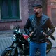 Kožená moto bunda W-TEC Elcabron - čierna