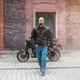 Kožená moto bunda W-TEC Valebravo - 2.akosť - čierna