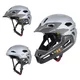 Junior downhill prilba W-TEC Estreito - Magic Matt Black - Matt Metal