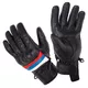 Letné kožené moto rukavice W-TEC Laudero - béžová - čierna