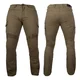 Moto jeansy W-TEC Wallbridge Olive - olivovo zelená