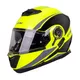 Výklopná prilba W-TEC Banelmeda - 2.akosť - šedo-čierno-fluo žltá