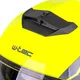 Výklopná prilba W-TEC Banelmeda - 2.akosť - šedo-čierno-fluo žltá