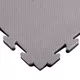 Puzzle tatami podložka inSPORTline Sazegul 100x100x2 cm - mocha mousse-čierna, vzor 5 prúžkov