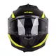 Výklopná prilba W-TEC Banelmeda - 2.akosť - šedo-čierno-fluo žltá