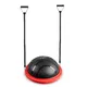 Balančná podložka inSPORTline Dome Edge s gumovými expandérmi 100 cm / 4,6 kg - čierna - červeno-čierna