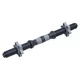 Hriadeľ na jednoručnú činku inSPORTline Plafor 41cm/30mm plastový, so závitom a objímkami