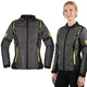 Dámska letná moto bunda W-TEC Jelsa - šedá-fluo