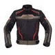 Letná moto bunda W-TEC Rovin - čierno-zeleno-červená - čierno-zeleno-červená