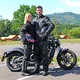 Kožené moto topánky W-TEC Benkoff - čierna