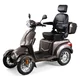 Elektrický štvorkolesový vozík inSPORTline Antun - čierna - hnedá