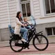 Predná sedačka na bicykel s upínacím adaptérom Urban Iki - Bincho čierna/Bincho čierna