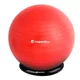 Gymnastická lopta inSPORTline Top Ball 75 cm so základňou BallBase - šedá - červená