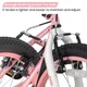 Juniorský horský bicykel Hiland Climber Rigid 20" • 120-145 cm - ružová