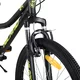 Juniorský horský bicykel Hiland Climber 24" • 125-150 cm - čierna