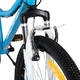 Juniorský horský bicykel Hiland Climber 24" • 125-150 cm - čierna