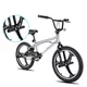 BMX bicykel Hiland Redeem Ultimate 20" - strieborná