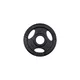 Liatinové olympijské kotúče inSPORTline Hamerton Black 50 mm 1,25-25 kg