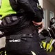 Moto bunda W-TEC Aircross - čierno-zlatá