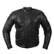 Pánska kožená moto bunda W-TEC Urban Noir - čierna - čierna