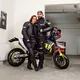 Dámska moto bunda W-TEC Progair Lady - 2. akosť - čierno-ružová