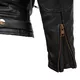 Pánska kožená moto bunda W-TEC Urban Noir - čierna