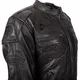 Dámska kožená moto bunda W-TEC Urban Noir Lady - čierna