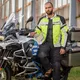 Pánska letná moto bunda W-TEC Saigair - Fluo Yellow-Black