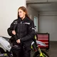 Dámska moto bunda W-TEC Progair Lady - 2. akosť - čierno-ružová