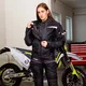 Dámska moto bunda W-TEC Progair Lady - 2. akosť - čierno-ružová