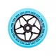 Kolieska LMT L Wheel 115 mm s ABEC 9 ložiskami - čierno-zelená - čierno-modrá