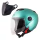 Moto prilba W-TEC Yucato - hnedá - zelená