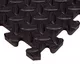 Puzzle podložka inSPORTline Famkin (12 dielov, 18 okrajov) - 2.akosť - čierna