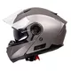 Výklopná moto prilba W-TEC Lanxamo - Matt Black