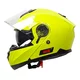 Výklopná moto prilba W-TEC Cullo - fluo žltá