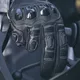 Kožené moto rukavice W-TEC Flanker - čierna