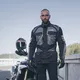 Pánska moto bunda W-TEC Burdys Evo - čierno-šedá