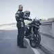 Pánska moto bunda W-TEC Burdys Evo - čierno-šedá