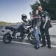 Dámska letná moto bunda W-TEC Monaca - Black Mesh-Pink