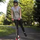 Dámske cyklo rukavice W-TEC Atamac - šedo-lososová
