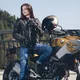 Dámske kožené moto rukavice W-TEC Perchta - čierna