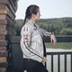 Dámska kožená moto bunda W-TEC Sheawen Lady White - biela