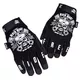 Moto rukavice W-TEC Black Heart Piston Skull - čierna - čierna