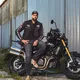 Moto prilba W-TEC Angeric Gloss Black s okuliarmi Steamrust - Gloss Black