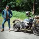 Moto bunda W-TEC Kareko - modrá